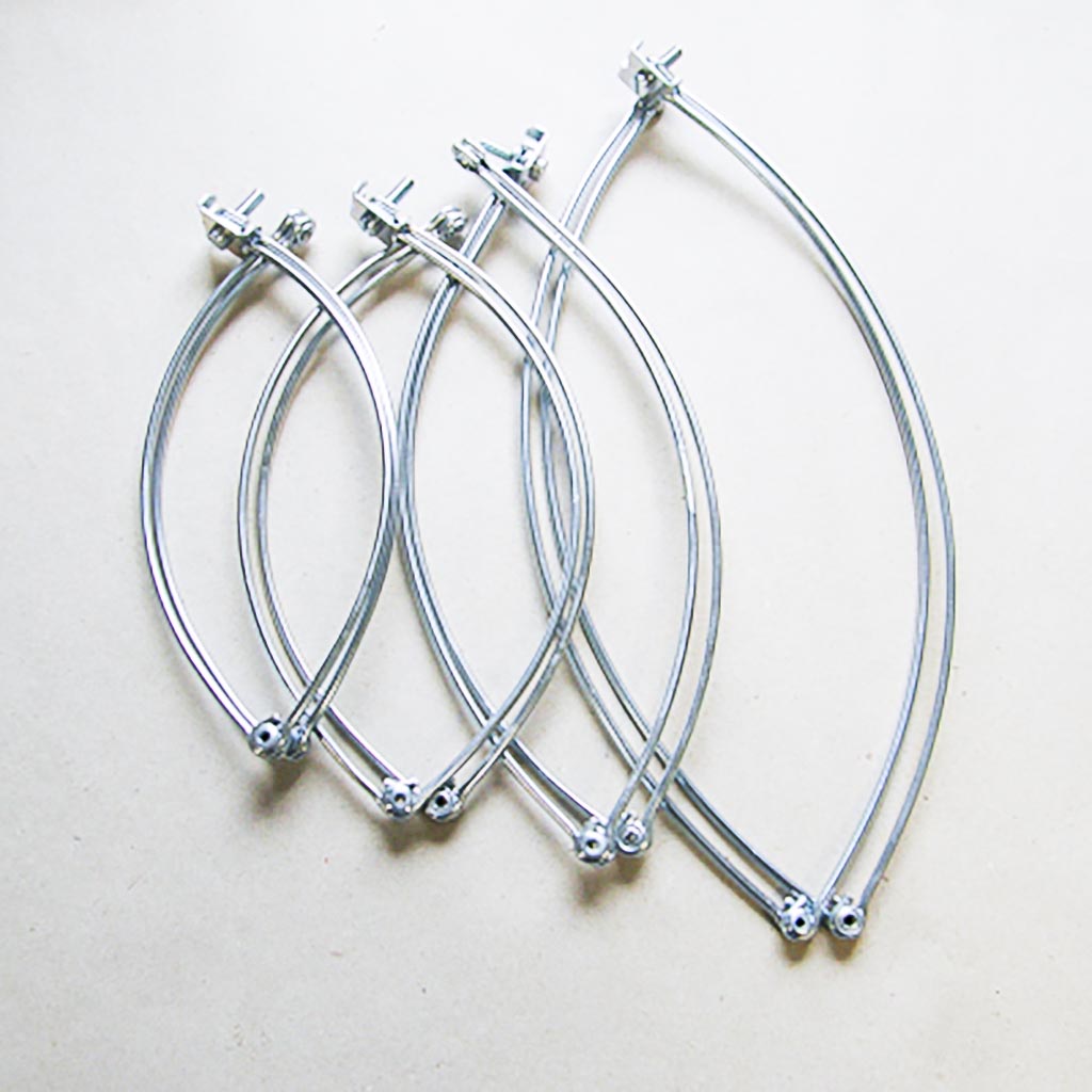 Frames from steel wire diam. 50 cm